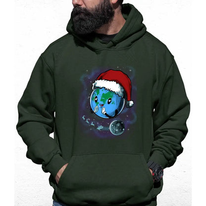 Earth Santa Colour Hoodie - Tshirtpark.com