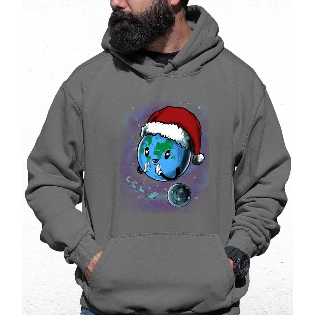 Earth Santa Colour Hoodie - Tshirtpark.com