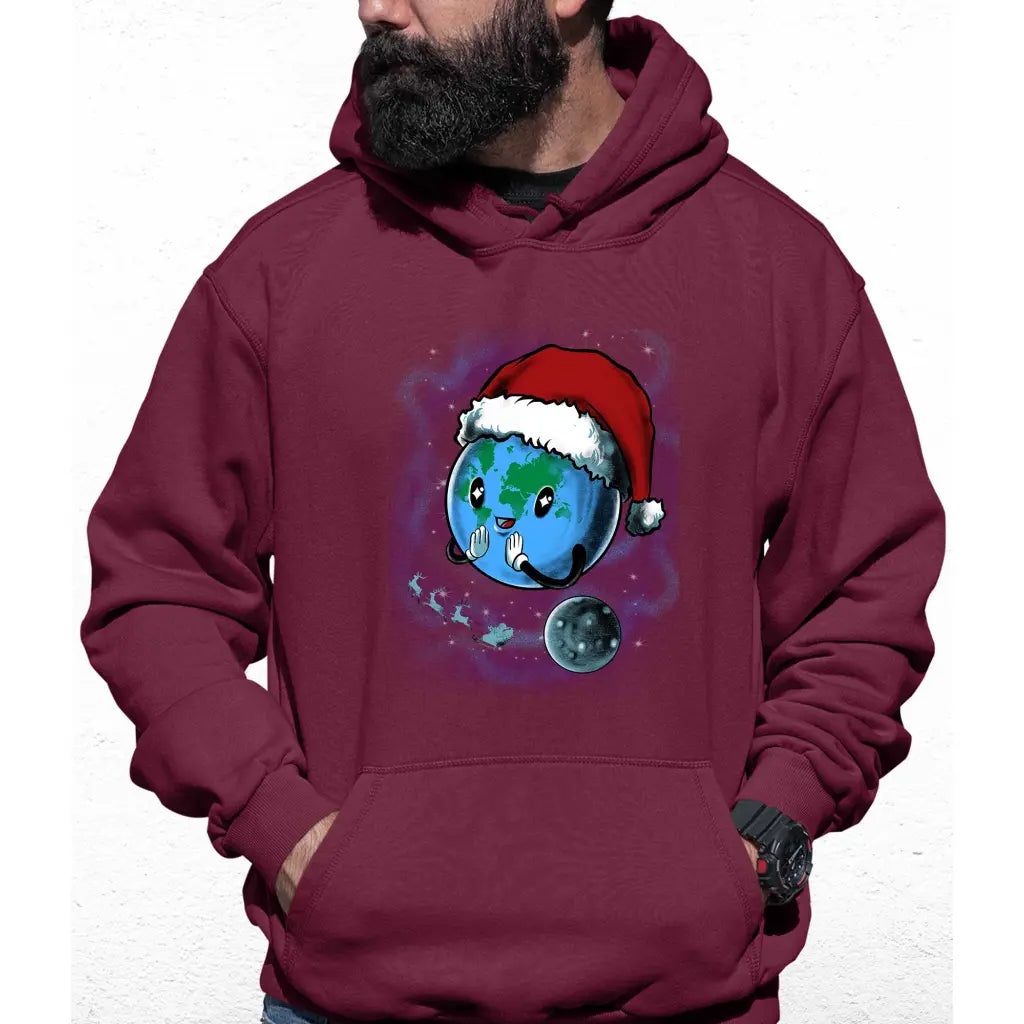 Earth Santa Colour Hoodie - Tshirtpark.com