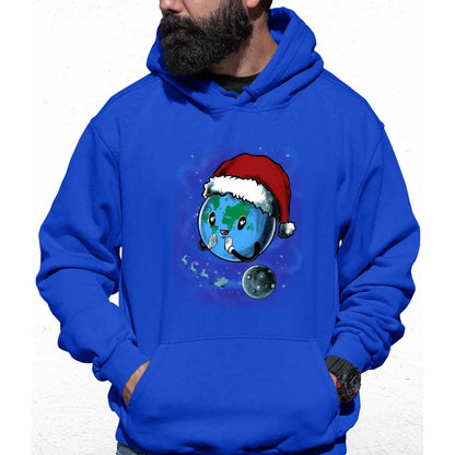 Earth Santa Colour Hoodie - Tshirtpark.com