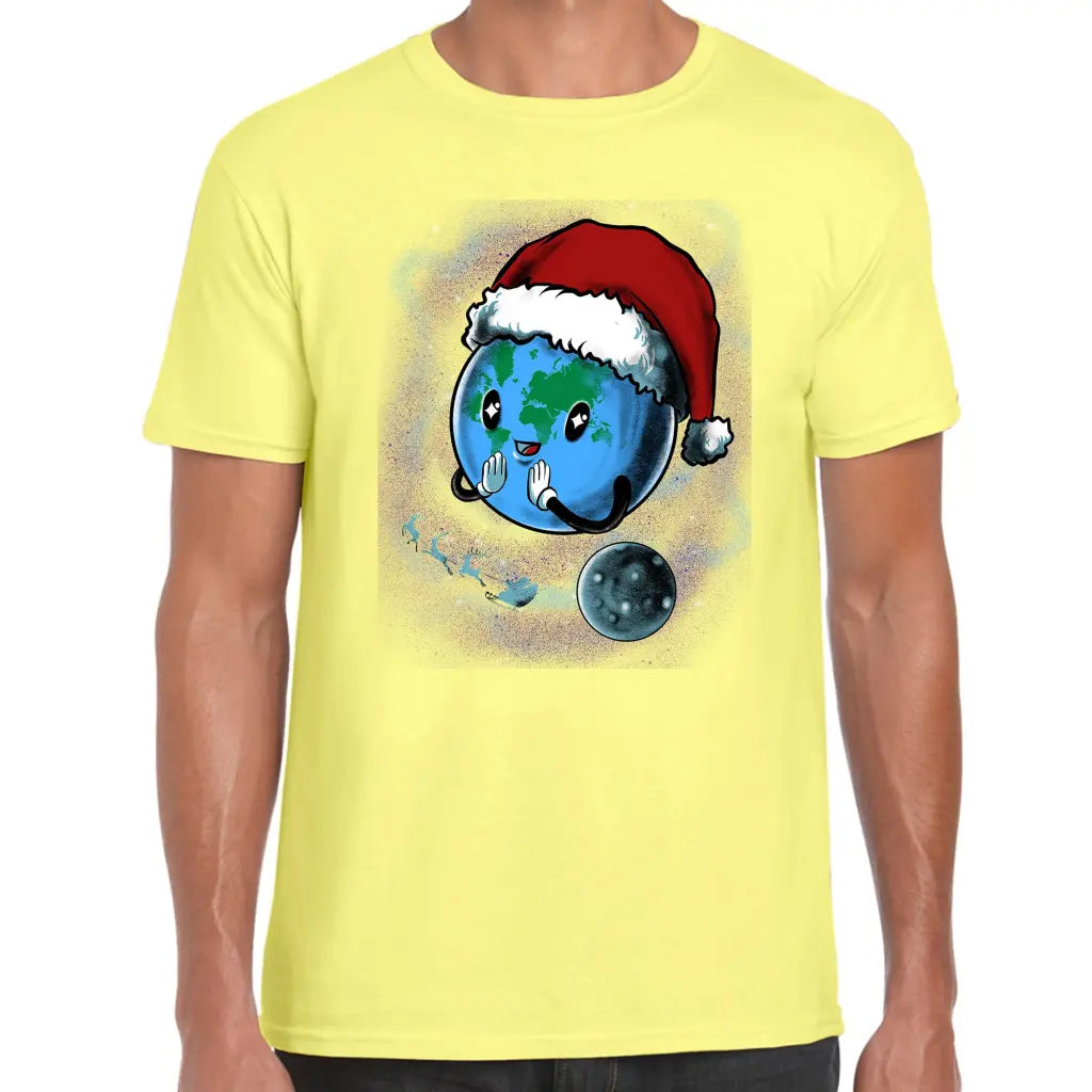 Earth Santa T-Shirt - Tshirtpark.com