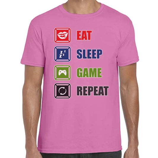 Eat sleep Game T-Shirt - Tshirtpark.com