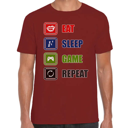 Eat sleep Game T-Shirt - Tshirtpark.com