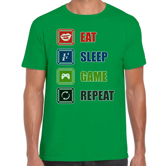 Eat sleep Game T-Shirt - Tshirtpark.com