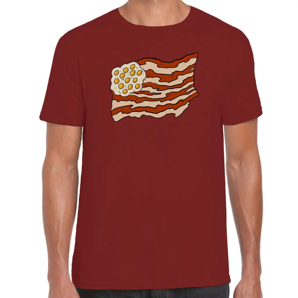 Egg & Bacon Flag T-Shirt - Tshirtpark.com