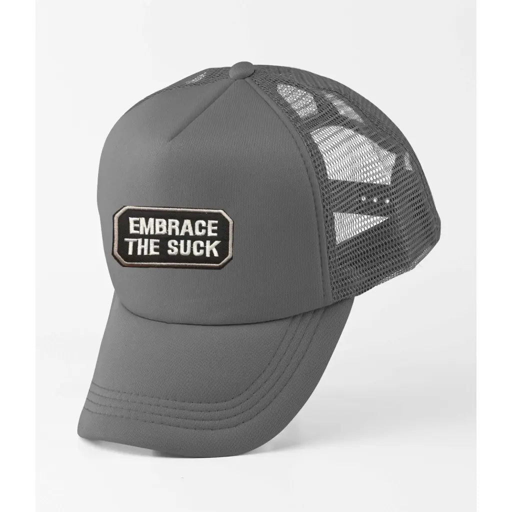 Embrace Slogan Trucker Cap - Tshirtpark.com