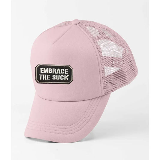 Embrace Slogan Trucker Cap - Tshirtpark.com