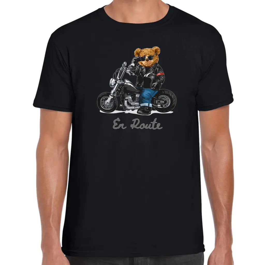 En Route Rider Teddy T-Shirt - Tshirtpark.com