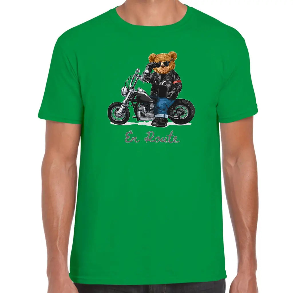 En Route Rider Teddy T-Shirt - Tshirtpark.com