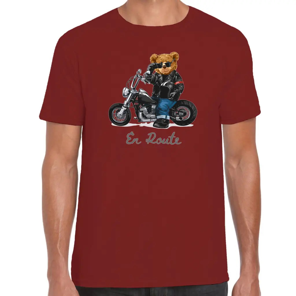 En Route Rider Teddy T-Shirt - Tshirtpark.com