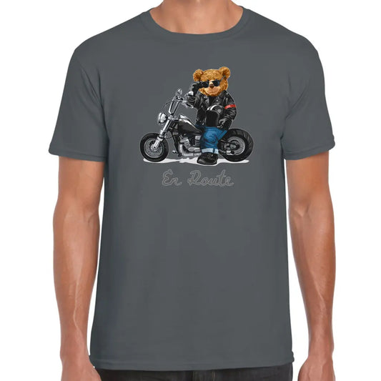 En Route Rider Teddy T-Shirt - Tshirtpark.com