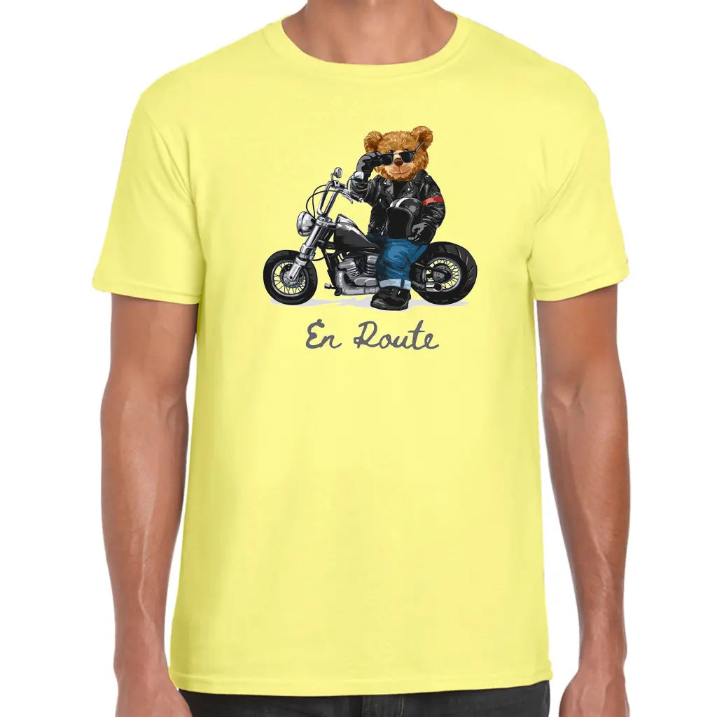 En Route Rider Teddy T-Shirt - Tshirtpark.com