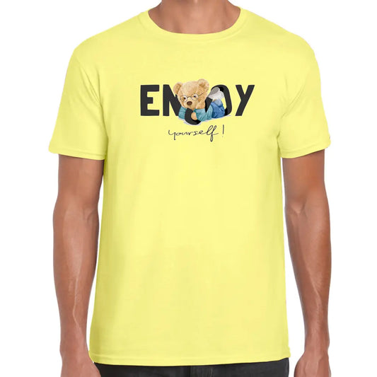 Enjoy Yourself Teddy T-Shirt - Tshirtpark.com