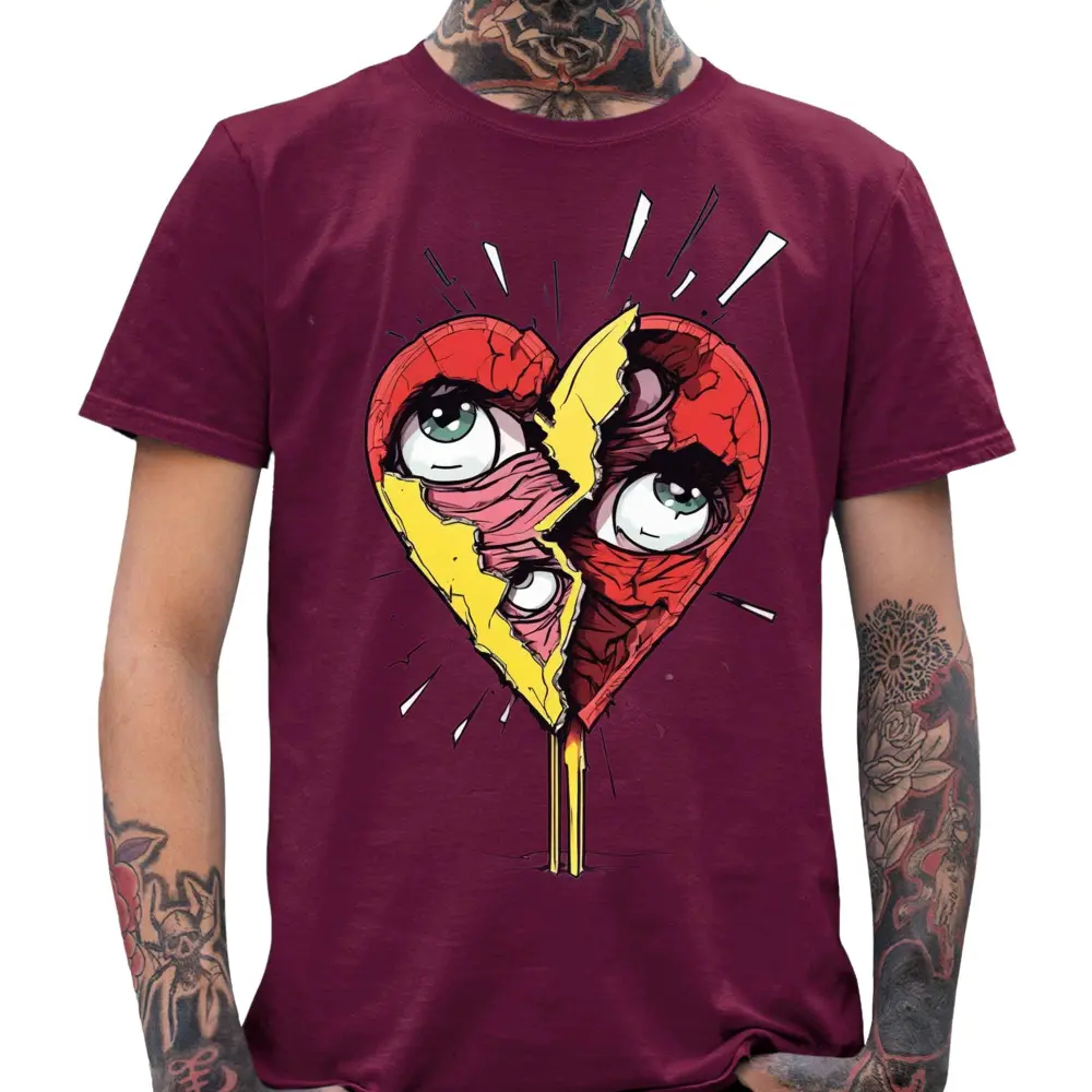 Eyeballs Heart T-Shirt - Tshirtpark.com