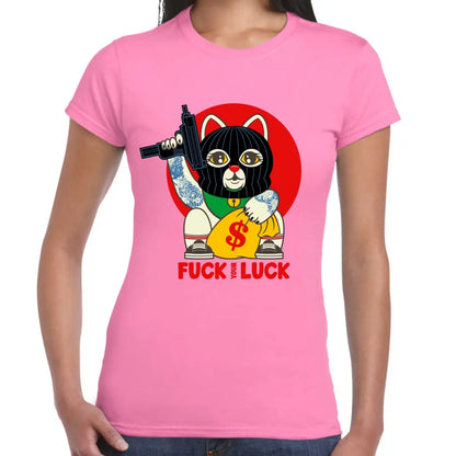 F Your Luck Ladies T-shirt - Tshirtpark.com