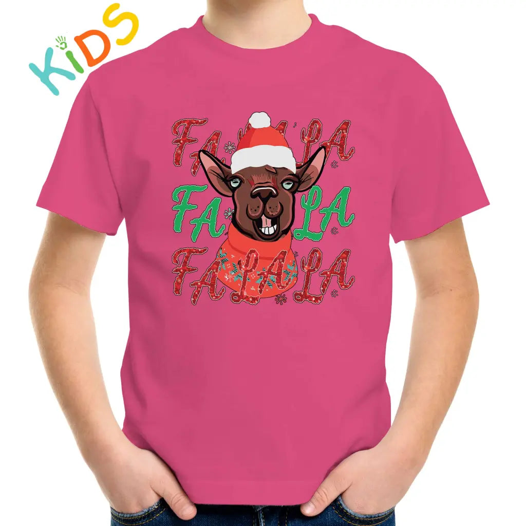 FA LA LA Llama Kids T-shirt - Tshirtpark.com