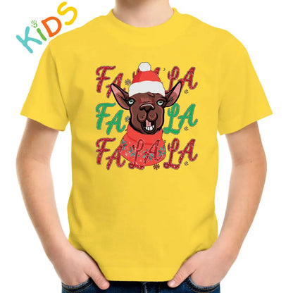 FA LA LA Llama Kids T-shirt - Tshirtpark.com