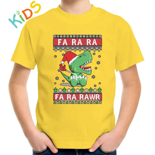 Fa Ra Ra Dino Kids T-shirt - Tshirtpark.com