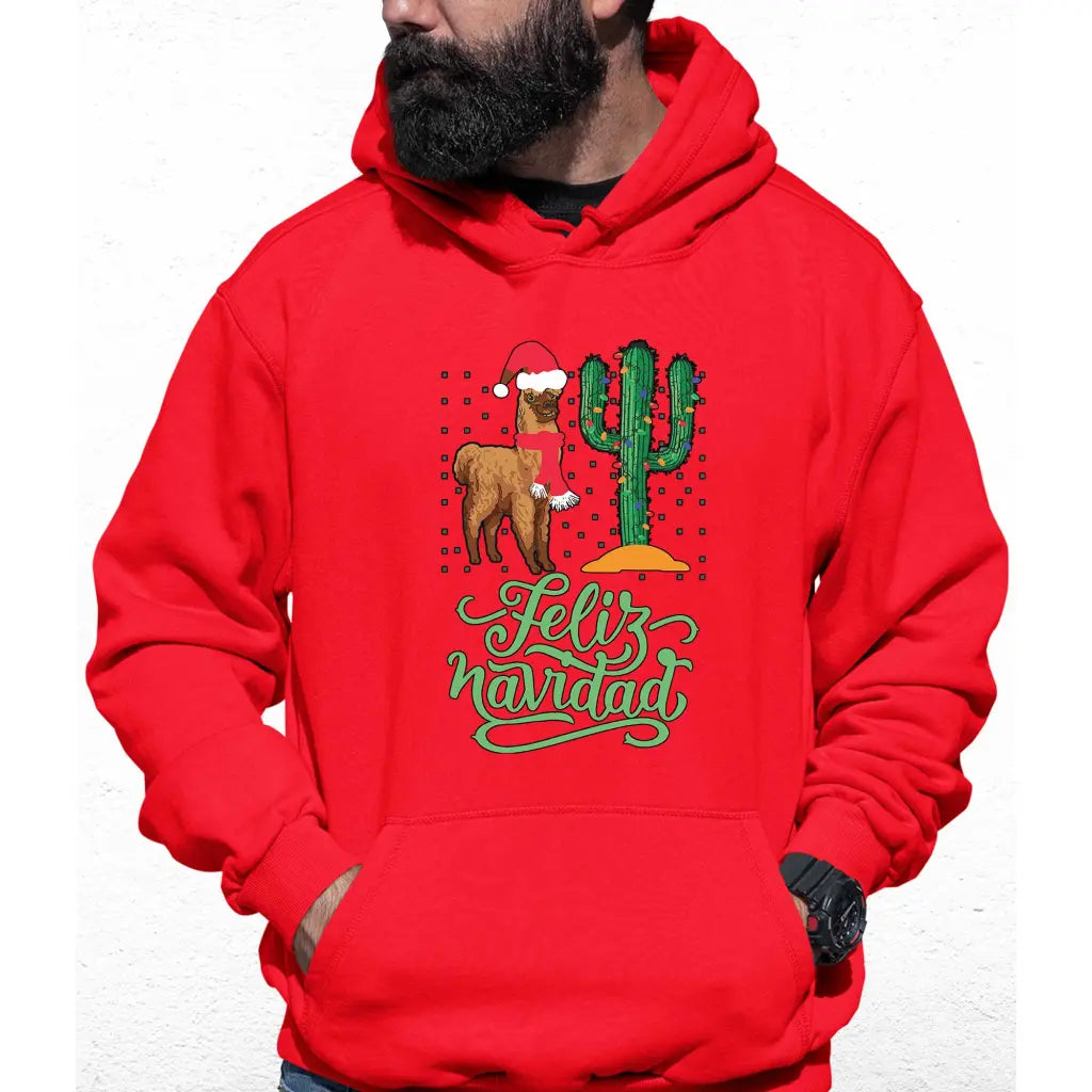 Feliz Navidad Colour Hoodie - Tshirtpark.com