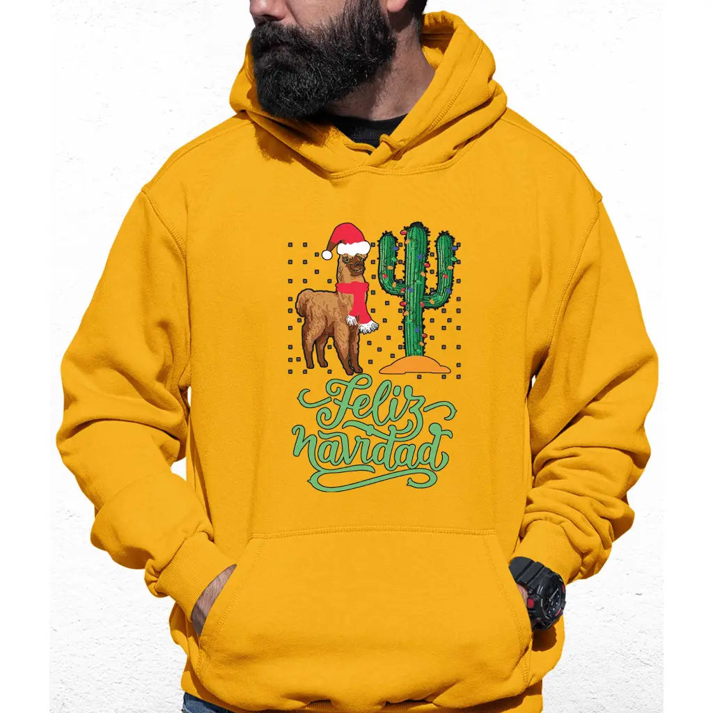 Feliz Navidad Colour Hoodie - Tshirtpark.com