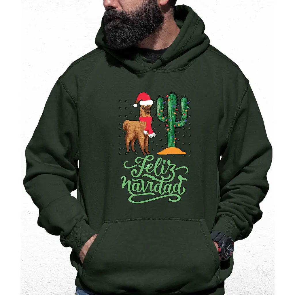 Feliz Navidad Colour Hoodie - Tshirtpark.com