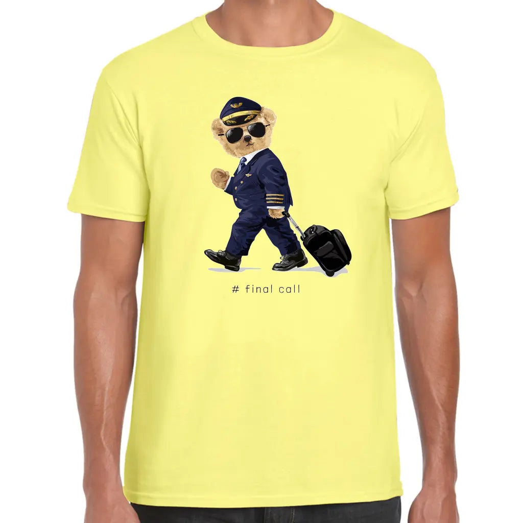 Final Call Captain Teddy T-Shirt - Tshirtpark.com