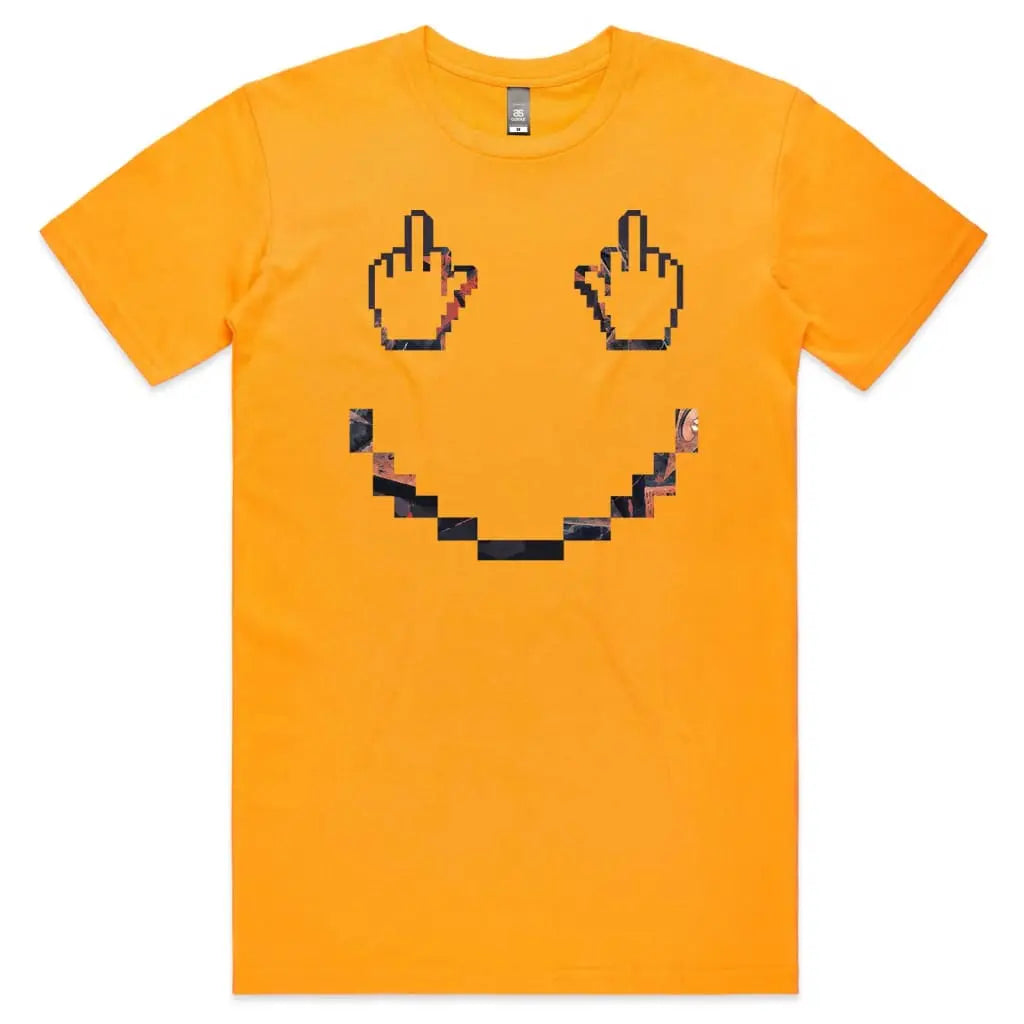 Finger Pixel Face T-Shirt - Tshirtpark.com