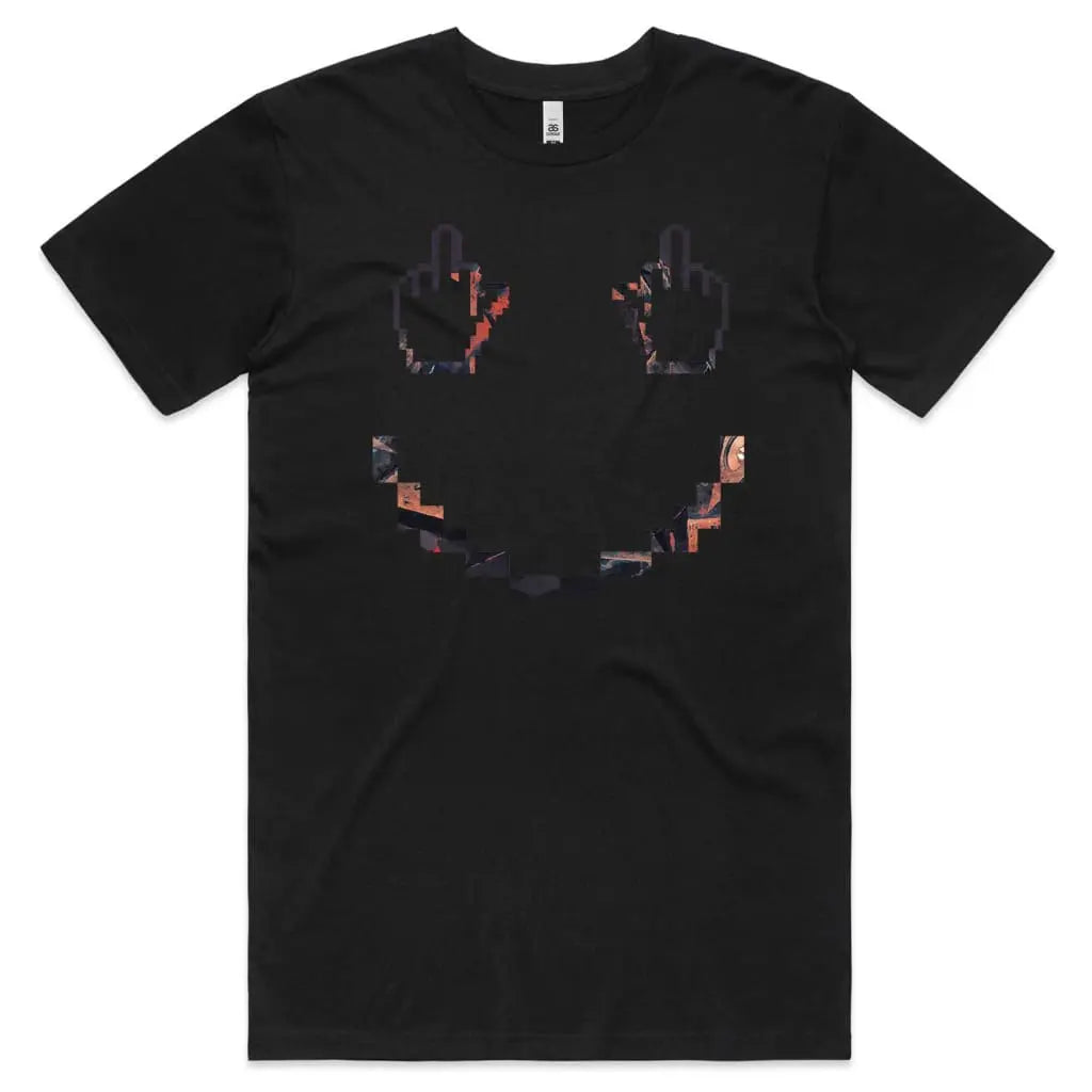 Finger Pixel Face T-Shirt - Tshirtpark.com