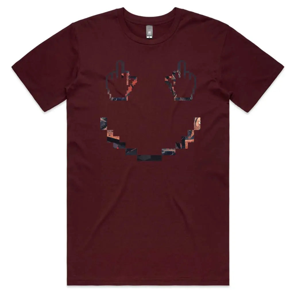 Finger Pixel Face T-Shirt - Tshirtpark.com