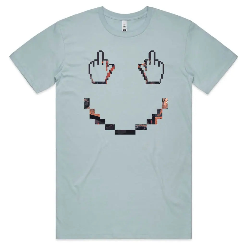 Finger Pixel Face T-Shirt - Tshirtpark.com