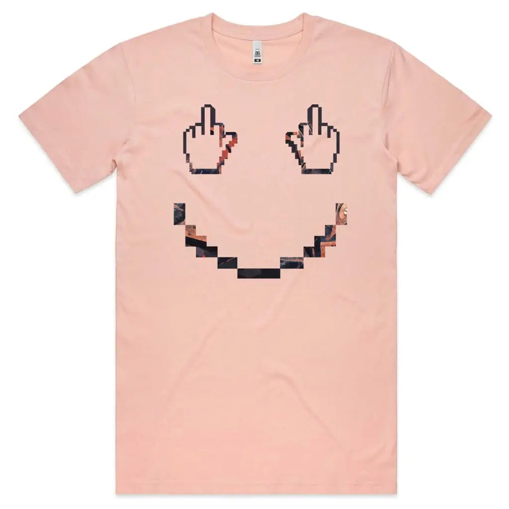 Finger Pixel Face T-Shirt - Tshirtpark.com