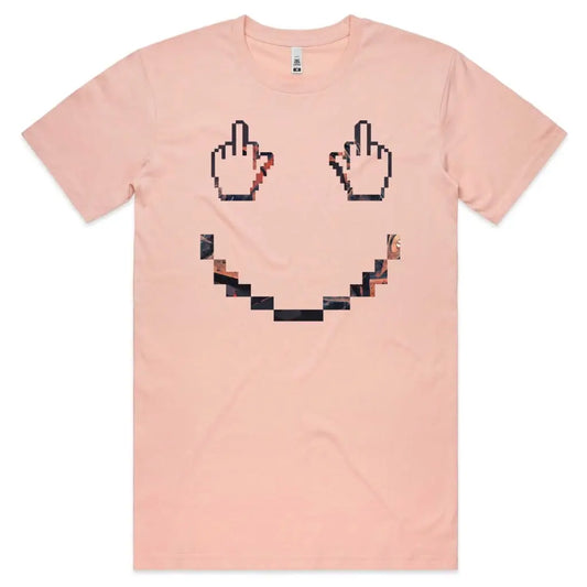 Finger Pixel Face T-Shirt - Tshirtpark.com