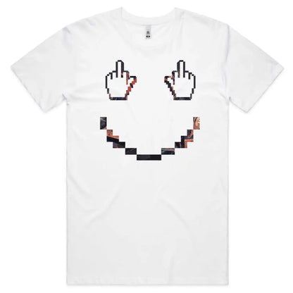 Finger Pixel Face T-Shirt - Tshirtpark.com