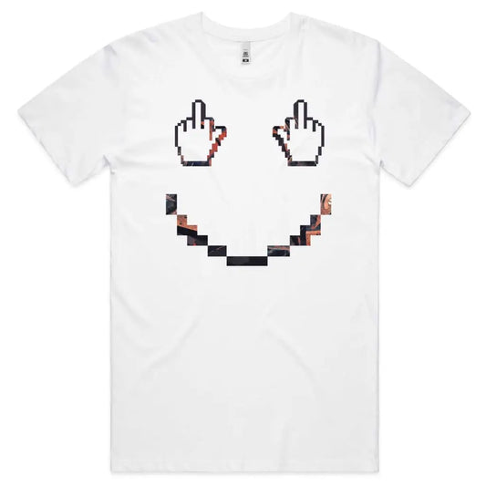 Finger Pixel Face T-Shirt - Tshirtpark.com