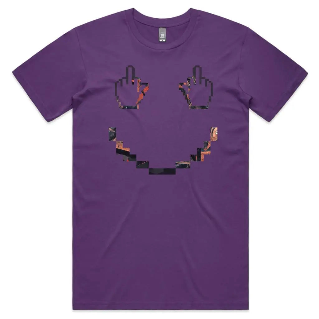 Finger Pixel Face T-Shirt - Tshirtpark.com