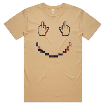 Finger Pixel Face T-Shirt - Tshirtpark.com