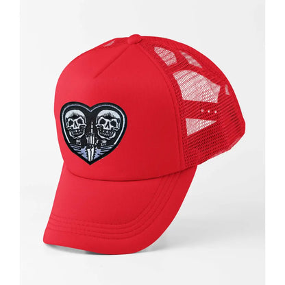 Finger Up Skulls Trucker Cap - Tshirtpark.com