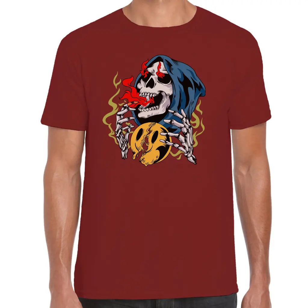 Fire Eating Skull T-Shirt - Tshirtpark.com