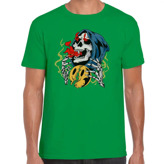 Fire Eating Skull T-Shirt - Tshirtpark.com