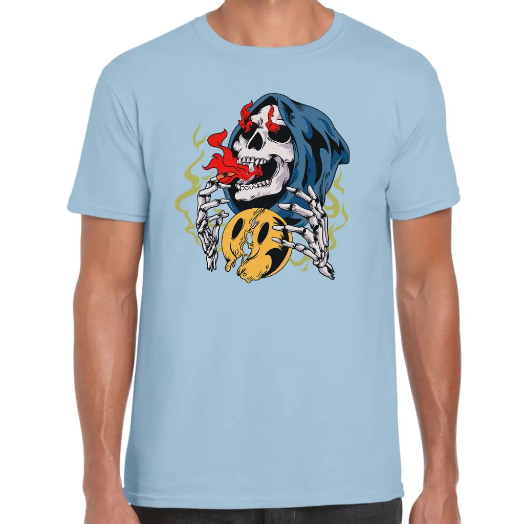 Fire Eating Skull T-Shirt - Tshirtpark.com