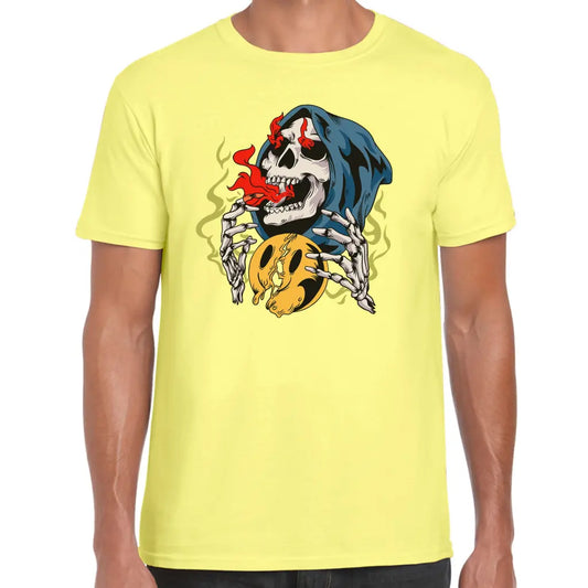 Fire Eating Skull T-Shirt - Tshirtpark.com