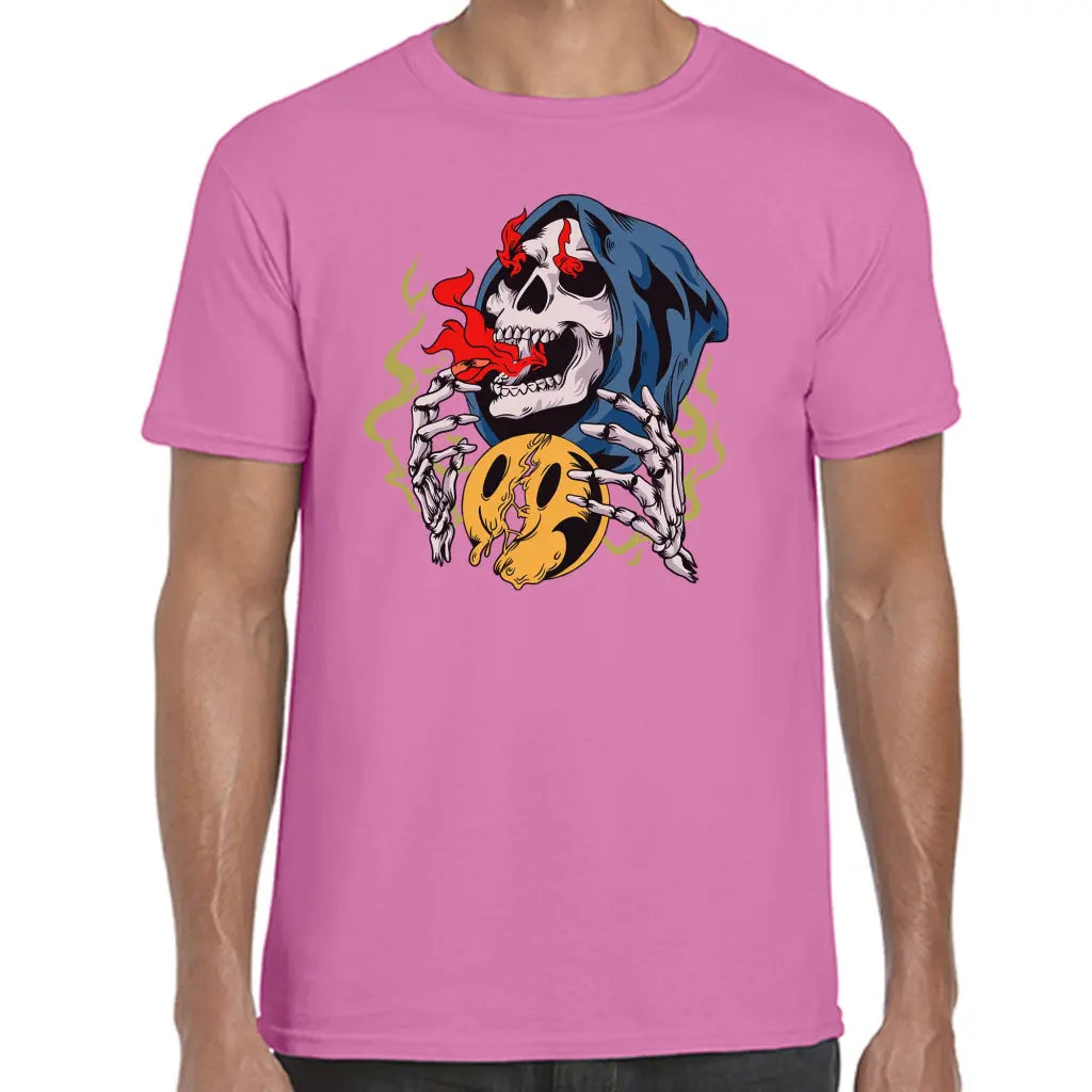 Fire Eating Skull T-Shirt - Tshirtpark.com