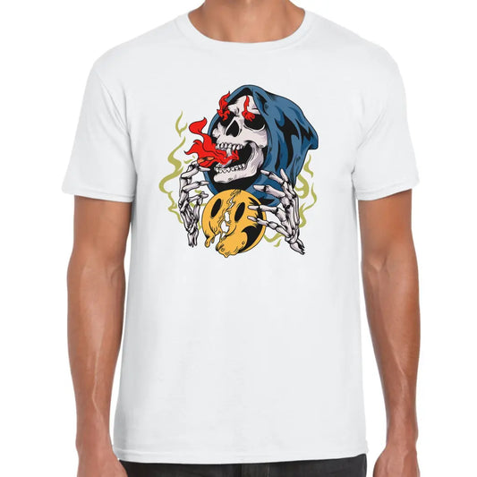 Fire Eating Skull T-Shirt - Tshirtpark.com