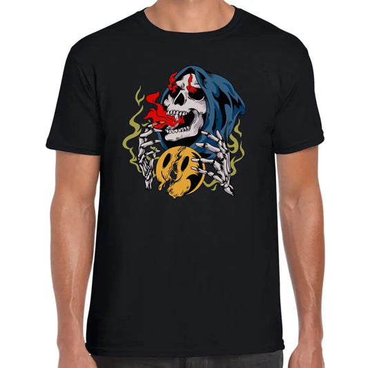 Fire Eating Skull T-Shirt - Tshirtpark.com