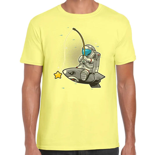 Fishing Star Astronaut T-Shirt - Tshirtpark.com