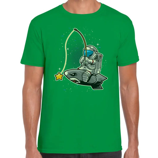 Fishing Star Astronaut T-Shirt - Tshirtpark.com