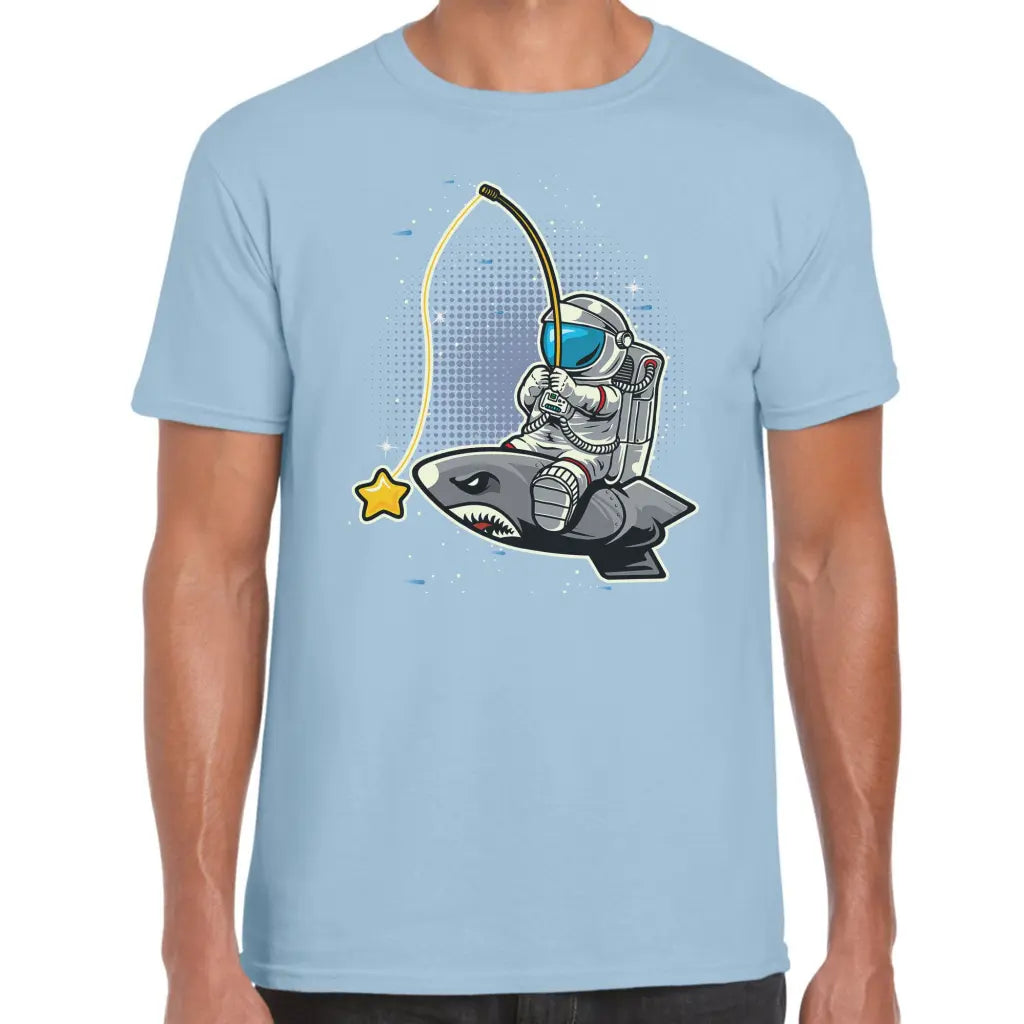 Fishing Star Astronaut T-Shirt - Tshirtpark.com