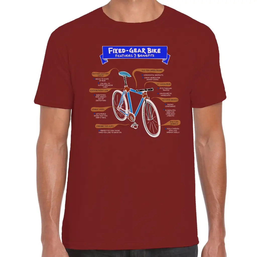 Fixed-Gear Bike T-Shirt - Tshirtpark.com