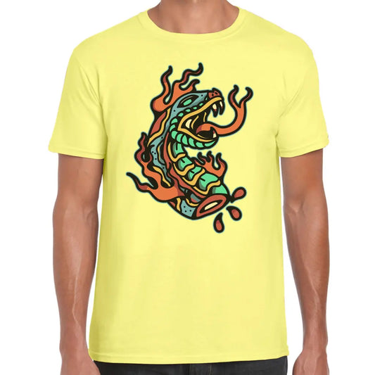 Flame Snake T-Shirt - Tshirtpark.com