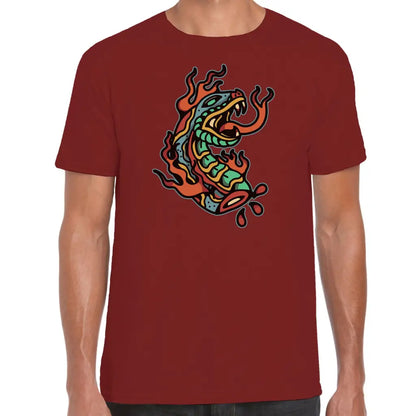 Flame Snake T-Shirt - Tshirtpark.com